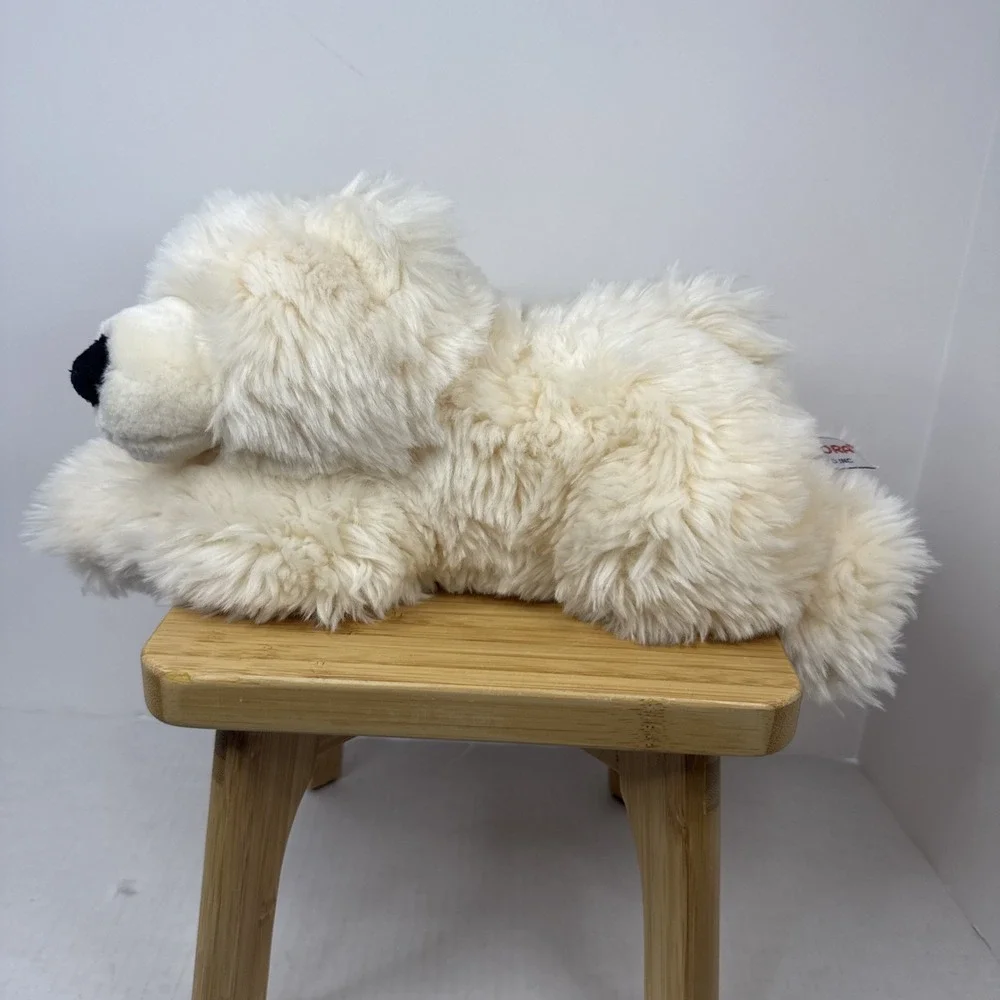 Aurora Polar Bear Plush Soft Fluffy Lay-Down Stuffed Arctic‎ Animal 11